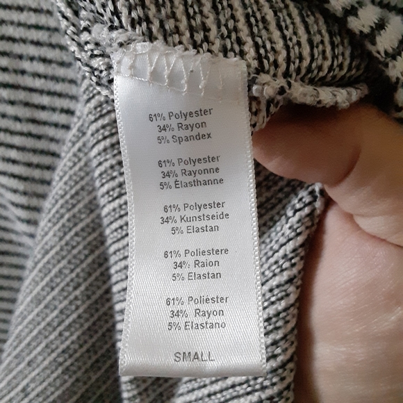 Project Social T Light Knit Striped Sweater Sm - Picture 5 of 8